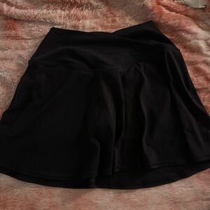 Aerie Black Crossover Tennis Skort